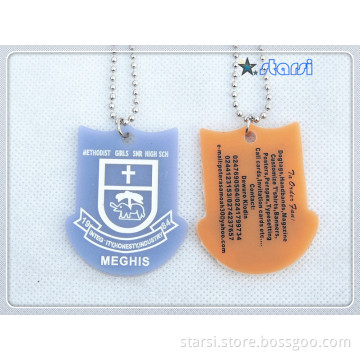 Glow Silicone Dog Tag with Ballchian Std05